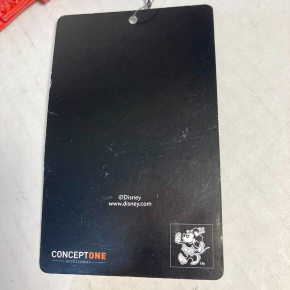 Disney Minnie Mouse Vegan Faux Leather Red Belt Womens Size Medium 30-36" - Picture 14 of 14